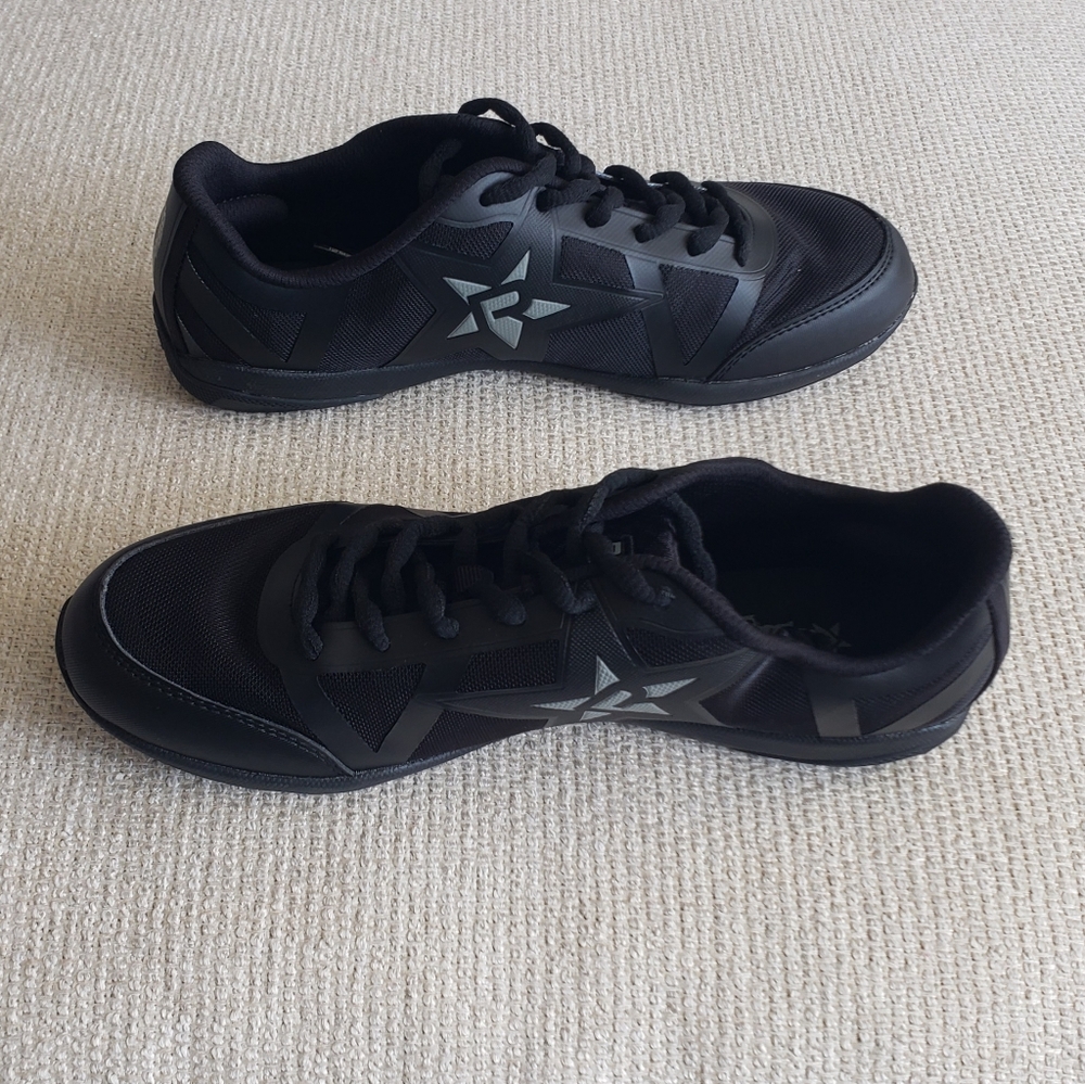 Rebel Ruthless Cheer Shoes, Black, Size 9.5
